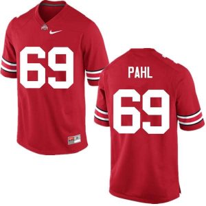 Men's Ohio State Buckeyes #69 Brandon Pahl Red Nike NCAA College Football Jersey New Release XLQ2244ET